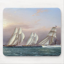 Schooners Dreadnought und Columbia 1870
