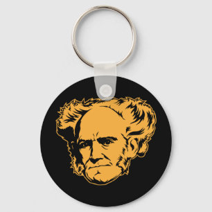 Schopenhauer Porträt-Schlüsselanhänger Schlüsselanhänger