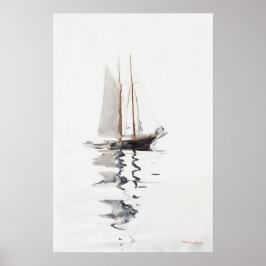 Schöpfer mit zwei Masten mit Dory | Winslow Homer Poster