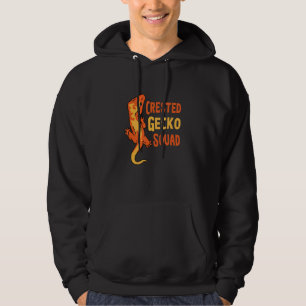 Schopfgecko-Truppe Süße Reptilien Echse Hoodie