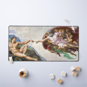 Schöpfung Adams Renaissance-Schreibtischmatte Schreibtischunterlage