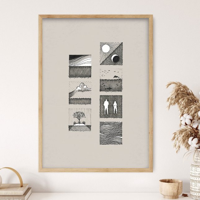 Schöpfungskunst, Tage der Schöpfung, Am Anfang, Poster (Von Creator hochgeladen)