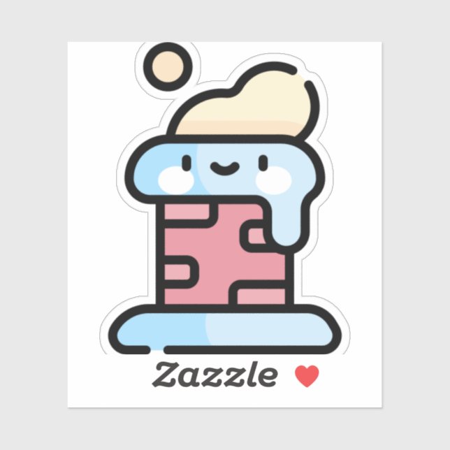 Schornstein Aufkleber (Blatt)