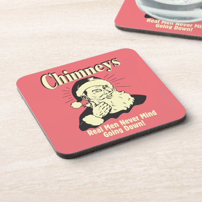Schornsteine: Echte Männer haben nichts dagegen, h Untersetzer (Linke Seite)