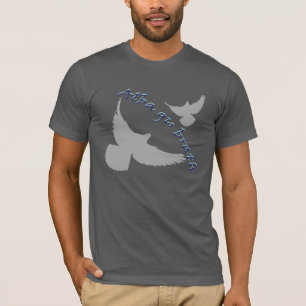 Schotte-alba gälischer Fliegen-Vogel-Kunst-T - T-Shirt