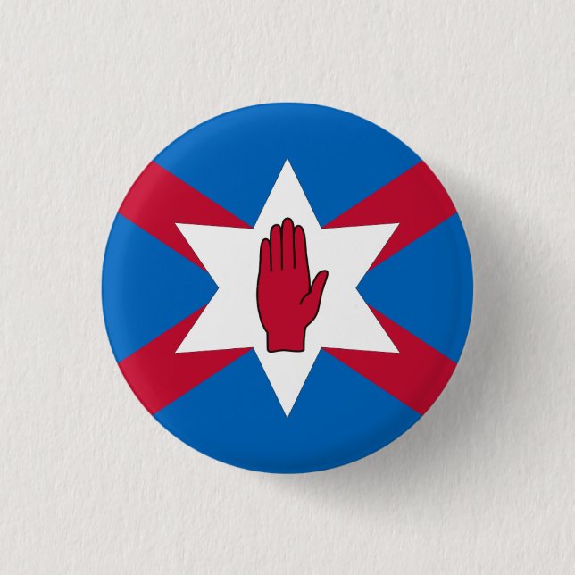Schotte des nordirischen Abzeichens Button (Vorderseite)