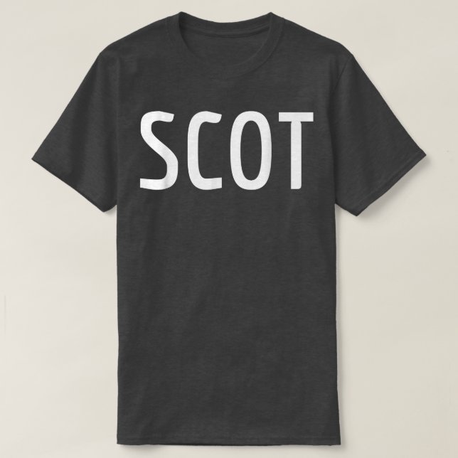 SCHOTTE Scotland Two Part Combo Design Scottish Fl T-Shirt (Design vorne)