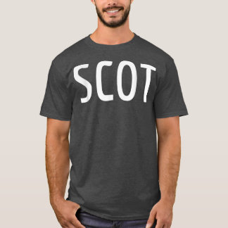 SCHOTTE Scotland Two Part Combo Design Scottish Fl T-Shirt