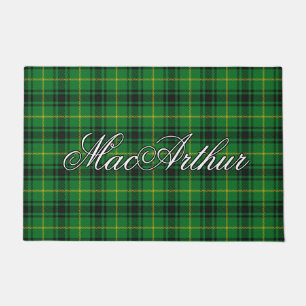 Schotte Vista Clan Arthur MacArthur Tartan Kariert Fußmatte