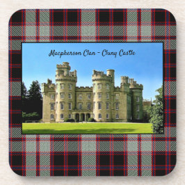 Schotten Macpherson Clans Cluny Castle Getränkeuntersetzer