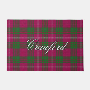 Schotten Vista Clan Crawford Tartan Karo Fußmatte