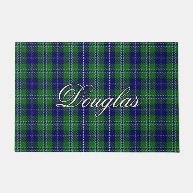 Schotten Vista Clan Douglas Tartan Kariert Fußmatte (Vorderseite)