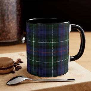Schottenkaro Clan MacKenzie Grün Schwarz Karo Tasse