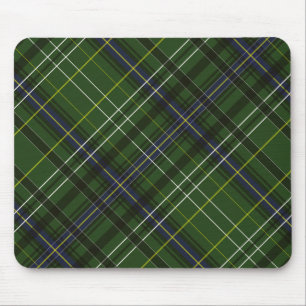Schottenmuster in Grün Mousepad