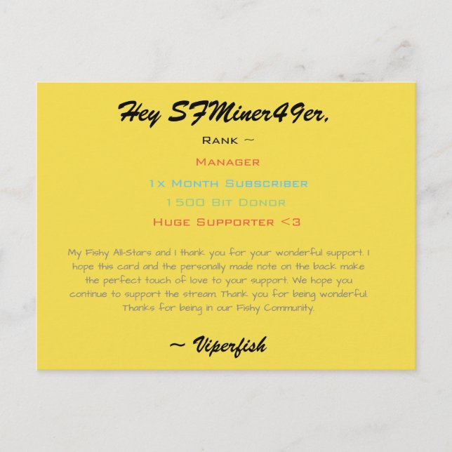 Schotter Postkarte (Vorderseite)