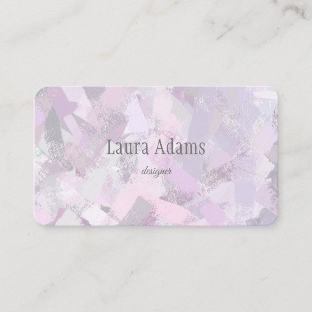 Schotter streicht Beschaffenheit Visitenkarte (Vorderseite)