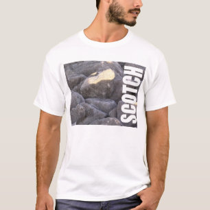 Schottisch auf den Felsen T-Shirt