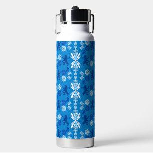 Schottisch Blau und Weiß Trinkflasche
