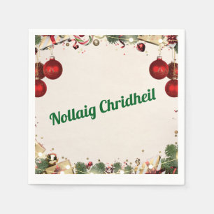 Schottisch-Gälische Weihnachtsservietten Serviette