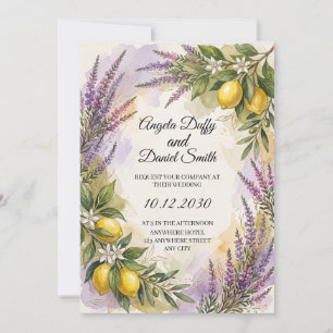 Schottisch-italienische Hochzeitseinladung mit Erb Einladung