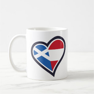 Schottisch-Österreichisches Herz – Liebe Schottlan Kaffeetasse