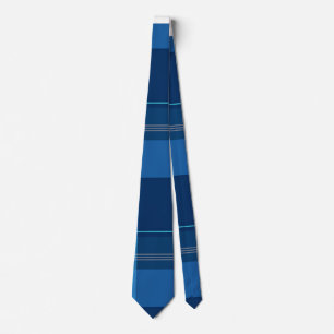 Schottisch Plaid, Blau, Krawatte