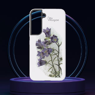 Schottische Blauglockenblumen-Farbillustration Samsung Galaxy Hülle