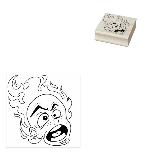Schottische Briefmarke der Holzkunst Gummistempel (Stempel)