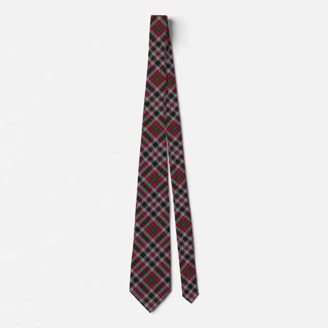 Schottische Clan Borthwick Tartan-Krawatte Krawatte (Vorderseite)