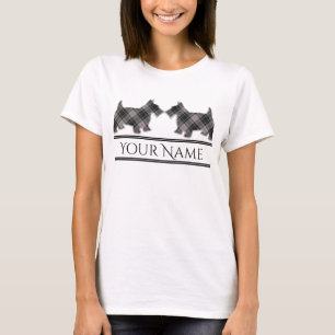 Schottische Clan Moffat Tartanscottie-Hunde T-Shirt