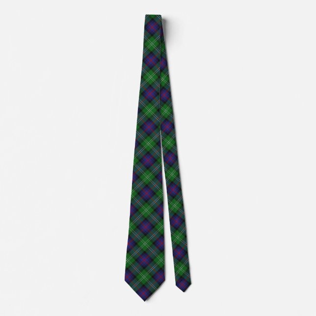 Schottische Clan-Sutherlandtartan-Krawatte Krawatte (Vorderseite)