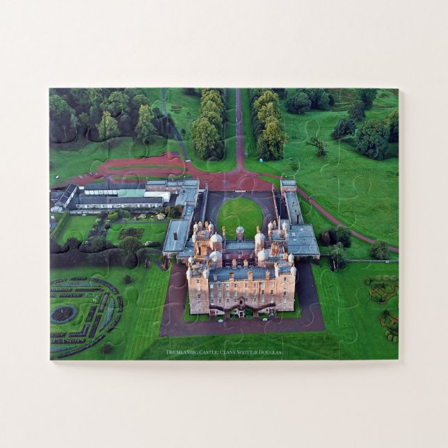 Schottische Clans Scott & Douglas - Drumlanrig Cas (Horizontal)