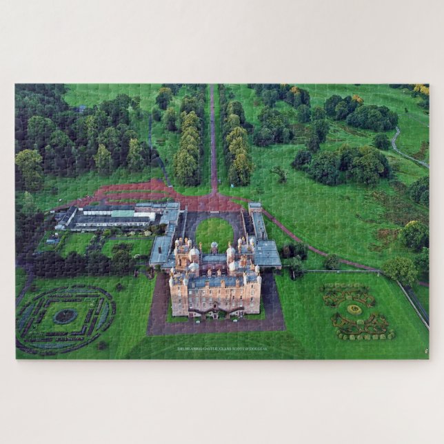 Schottische Clans Scott & Douglas - Drumlanrig Cas (Horizontal)