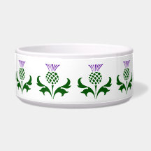 Schottische Distel-Haustier-Schüssel