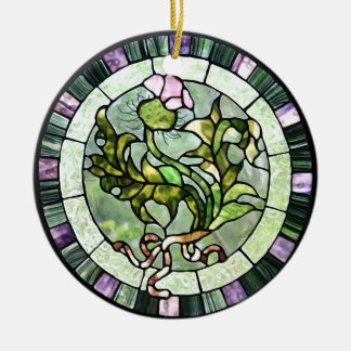 Schottische Distel Keramik Ornament