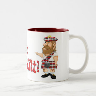 Schottische Einstellung Zweifarbige Tasse