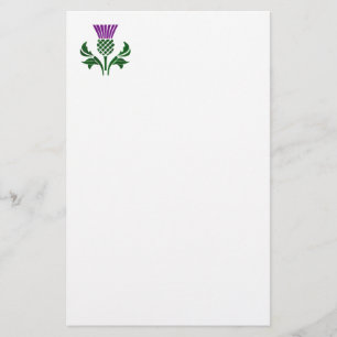 Schottische Emblemdistel Briefpapier