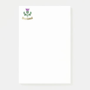 Schottische Emblemdistel Post-it Klebezettel