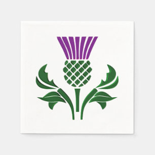 Schottische Emblemdistel Serviette