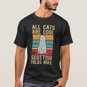 Schottische Faltohren Katzenbesitzer Scottish Fold T-Shirt