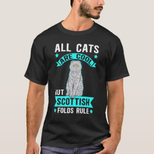 Schottische Faltohrkatze Besitzer Scottish Fold T-Shirt