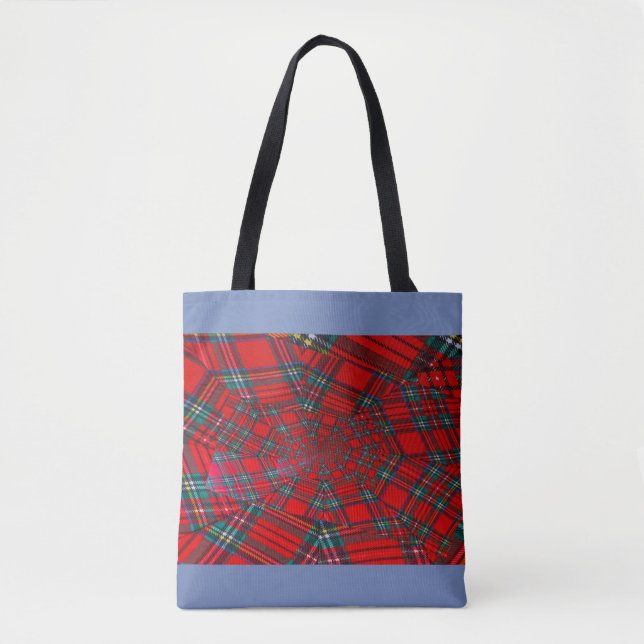 SCHOTTISCHE FARBVORTEX-TASCHE TASCHE (Vorderseite)