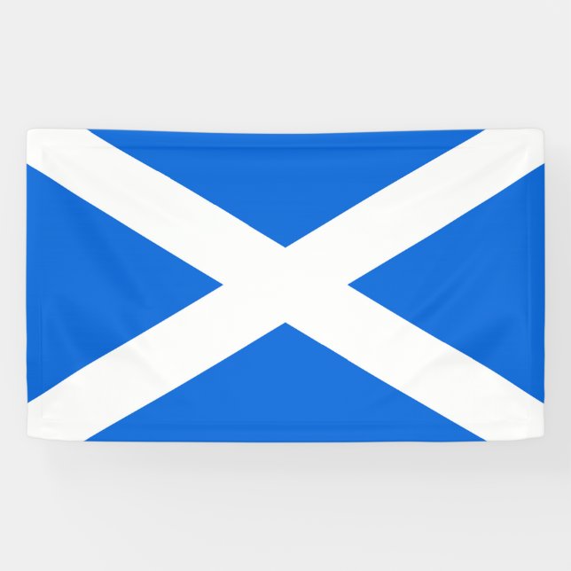Schottische Flagge Banner (Horizontal)