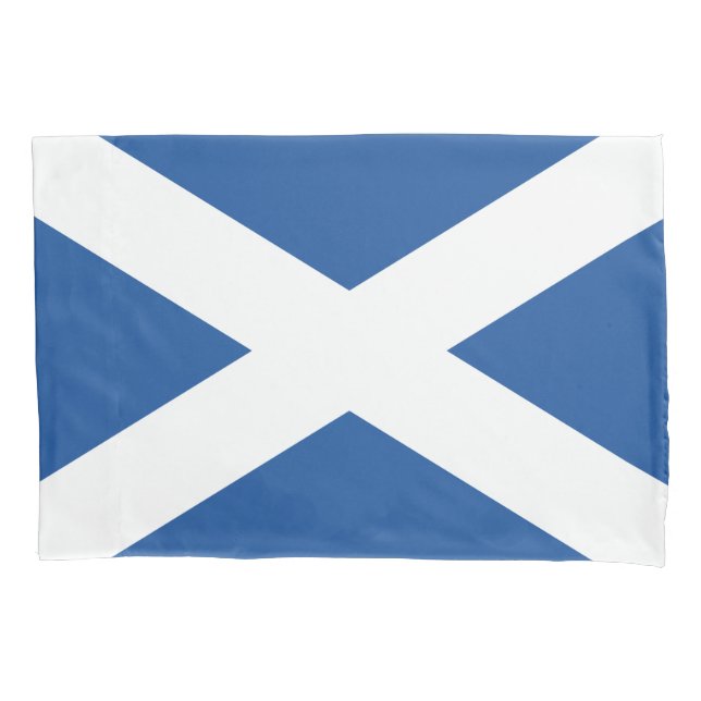 Schottische Flagge: Flaggenpillowcase Kissenbezug (Vorderseite)