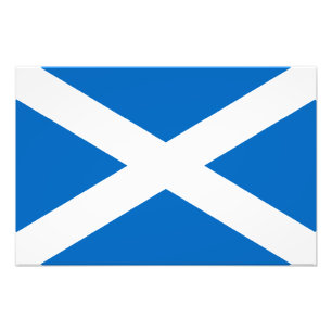 Schottische Flagge Fotodruck