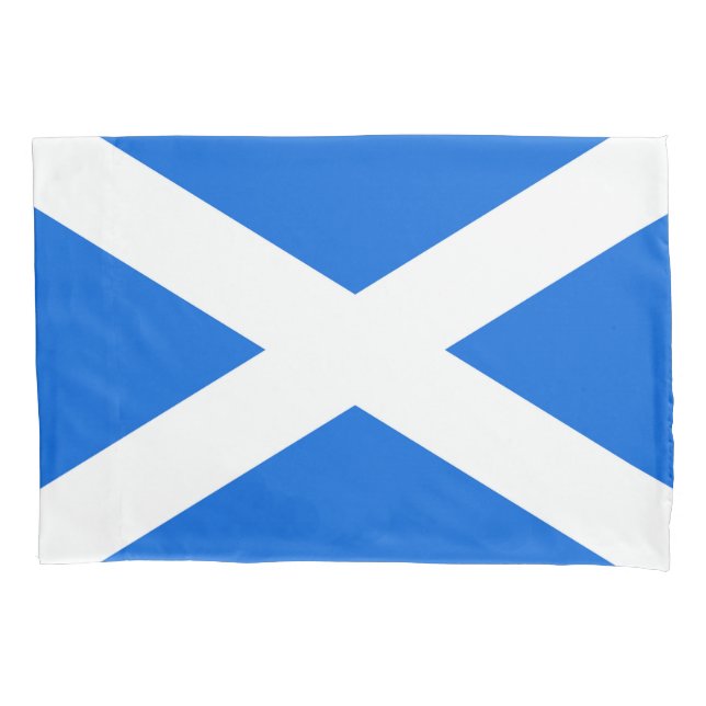 Schottische Flagge Kissenbezug (Vorderseite)