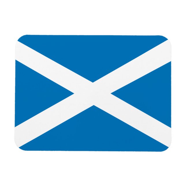 Schottische Flagge Magnet (Horizontal)