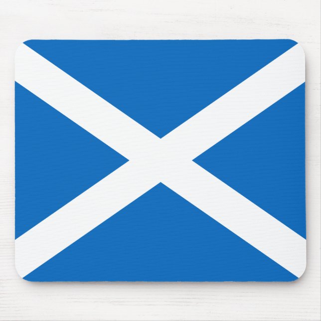 Schottische Flagge (Offizielle Farbe) Mousepad (Vorne)