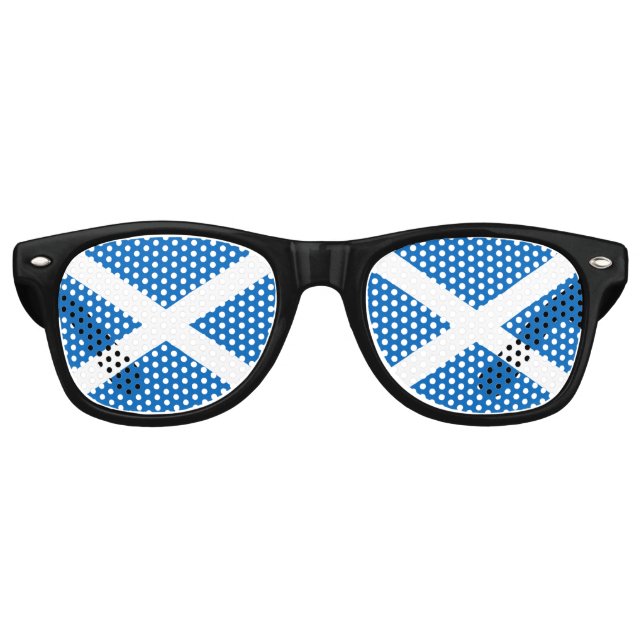 Schottische Flagge Party Sonnenbrille (Vorderseite)