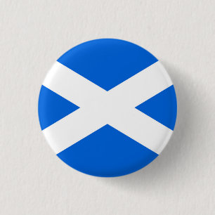 Schottische Flagge Pinback Button Bogen